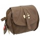 Yoshi Denton Bird Leather Across Body / Flapover Bag