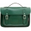 Yoshi Dewhurst Satchel / Small Leather Work Bag Racing Green 
