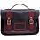 Yoshi Dewhurst Satchel / Small Leather Work Bag Navy / Maroon 