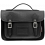 Yoshi Dewhurst Satchel / Small Leather Work Bag Black 