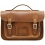 Yoshi Dewhurst Satchel / Small Leather Work Bag Brown Hunter 