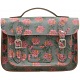 Yoshi Dewhurst Rose Print Satchel / Small Leather Work Bag