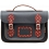 Yoshi Dewhurst Satchel / Small Leather Work Bag Navy / Red Polka 