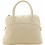 Yoshi Eaton Medium Size Dome Shaped Grab Bag / Leather Handbag Cream