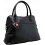 Yoshi Eaton Medium Size Dome Shaped Grab Bag / Leather Handbag Black