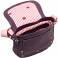 Yoshi Eliza Leather Across Body Bag / Handbag (Plum)