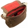 Yoshi Eliza Leather Across Body Bag / Handbag (Taupe)
