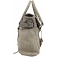 Yoshi Farley Heart Lock Leather Tote Bag / Shoulder Bag (Grey Python)