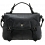 Yoshi Farrow Satchel / Leather Grab Bag / Shoulder Bag Black