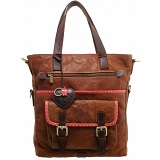 Yoshi Fontaine Leather Shopper Bag / Shopping Tote (Brown)