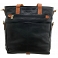 Yoshi Fontaine Leather Shopper Bag / Shopping Tote (Black)