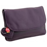 Yoshi Hampstead Flap Over Leather Clutch Bag / Evening Bag