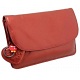 Yoshi Hampstead Metallic Flap Over Leather Clutch Bag / Evening Bag