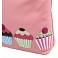 Yoshi Hampton Cupcake Applique Leather Grab Bag / Handbag