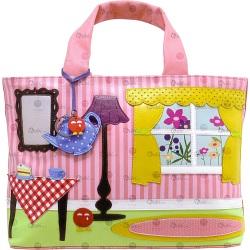 Yoshi Hampton Limited Edition Home Sweet Home Leather Grab Bag / Handbag