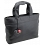 Yoshi Hampton Metallic Medium Size Grab Bag / Leather Handbag Gunmetal Black