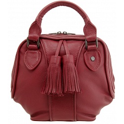 Yoshi Hemingway Grab Bag with Tassel Detail / Leather Handbag