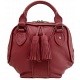 Yoshi Hemingway Grab Bag with Tassel Detail / Leather Handbag