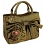 Yoshi Henley Medium Leather Grab Bag with Bow Detail Gold