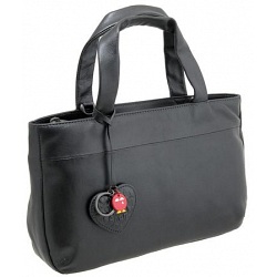 Yoshi Kensington Medium Size Metallic Grab Bag / Leather Handbag