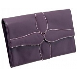 Yoshi Lawton Flap Over Leather Clutch Bag / Evening Bag