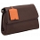 Yoshi Lexington Flap Over Shoulder Bag / Leather Handbag Chocolate