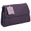 Yoshi Lexington Flap Over Shoulder Bag / Leather Handbag Plum