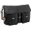 Yoshi Lynbrook Flap Over Leather Satchel / Shoulder Bag Black / Grey