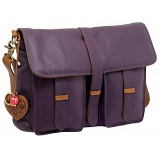 Yoshi Lynbrook Flap Over Leather Satchel / Shoulder Bag