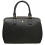 Yoshi Margot Cross-Grain Leather Zip Top Grab Bag / Handbag Black