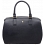 Yoshi Margot Cross-Grain Leather Zip Top Grab Bag / Handbag Navy