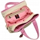 Yoshi Marnie Leaf Applique Leather Grab Bag / Handbag (Cream)