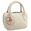 Yoshi Marylebone Dual Zip Around Mini Leather Grab Bag / Handbag Cream