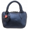 Yoshi Marylebone Dual Zip Around Mini Leather Metallic Grab Bag
