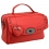 Yoshi Maryport Leather Satchel / Shoulder Bag Red