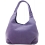 Yoshi Meehan Medium Size Leather Slouched Shoulder Bag / Handbag Lavender