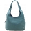 Yoshi Meehan Medium Size Leather Slouched Shoulder Bag / Handbag Teal