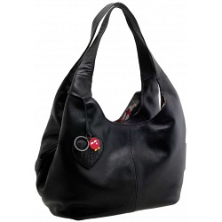 Yoshi Meehan Medium Size Leather Slouchy Shoulder Bag / Handbag