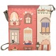 Yoshi The Neighbours Applique Leather Across Body Bag / Handbag
