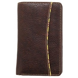 Yoshi Oakdale Large Leather Zip Around Purse