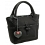 Yoshi Oakdale Medium Leather Tote Bag / Grab Bag Black