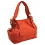 Yoshi Pallenberg Shoulder Bag / Leather Handbag Portland Orange