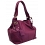 Yoshi Pallenberg Shoulder Bag / Leather Handbag Raspberry