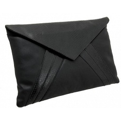 Yoshi Piper Python Trim Maxi Clutch Bag / Evening Bag