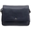 Yoshi Richmond Flap Over Bag / Leather Shoulder Bag Navy