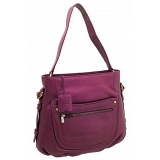 Yoshi Riley Zip Top Shoulder Bag / Leather Handbag