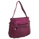 Yoshi Riley Zip Top Shoulder Bag / Leather Handbag