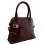 Yoshi Rosendale Mini Dome Shaped Grab Bag / Leather Handbag Chocolate