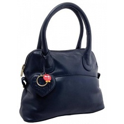 Small navy grab bag top
