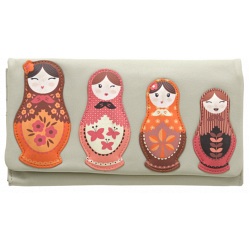 Yoshi Russian Doll Limited Edition Leather Flap Over Purse